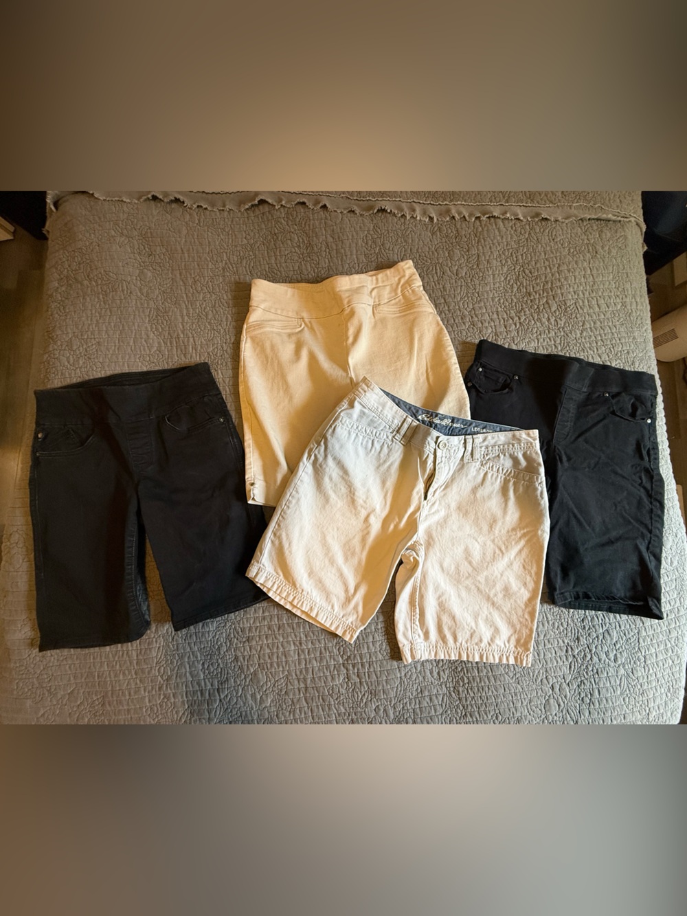 Bundle of 4 pair of shorts includes Rock & Republic brand - Size 10